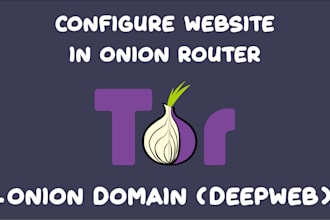 configure your website on the onion router