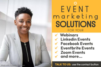 webinar promotion, linkedin event marketing, eventbrite event promotion