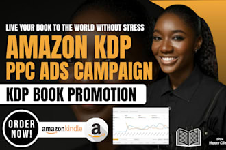 setup and optimize your amazon KDP PPC ads, amazon KDP ads