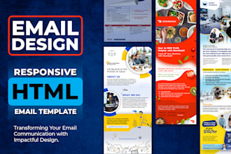 design responsive HTML email and custom design