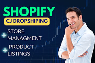 specialized shopify store dropshipping store setup management product listing