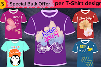 create bulk t shirt design, custom t shirt and cartoon t shirt design