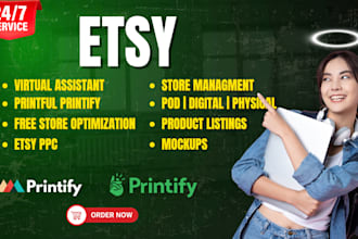 etsy store manager etsy shop listings printify printful store