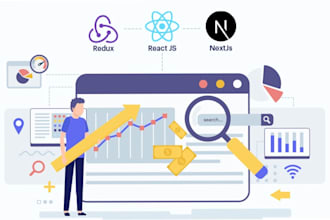 create responsive websites in html css javascript react nodejs nextjs