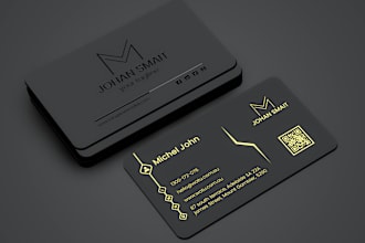 do modern, luxury, minimalist business card design
