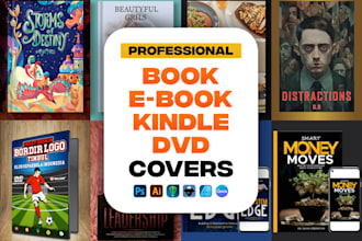 design professional and unique book, ebook, kdp, dvd covers
