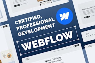 develop your website in webflow under 48h