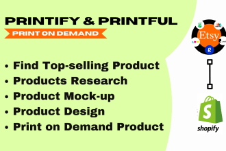 find top selling dropshipping pod product for etsy shopify amazon and ebay store