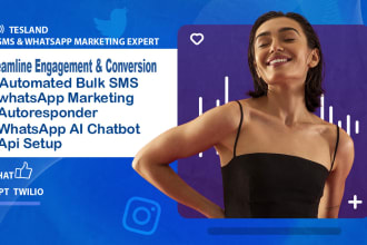 automate twilio, manychat bulk sms blast fast delivery, marketing promotions