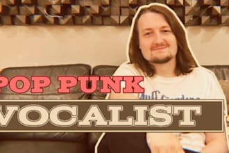 record and sing vocals on your pop punk song