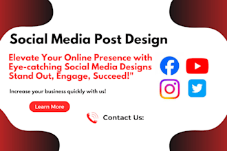 eye catching social media post