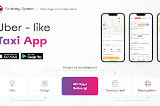 create a scalable taxi, delivery mobile app