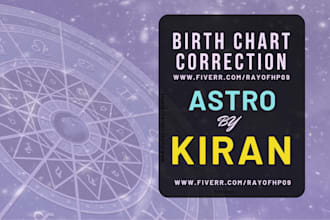 correct the birth time in your vedic birth chart
