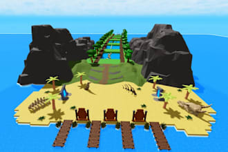 make  you a professional roblox game map or lobby