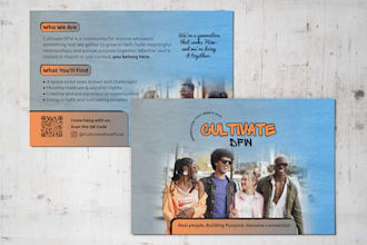 design a postcard, or a business card