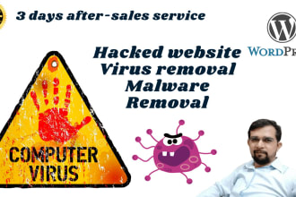 clean hacked wordpress website remove malware viruses