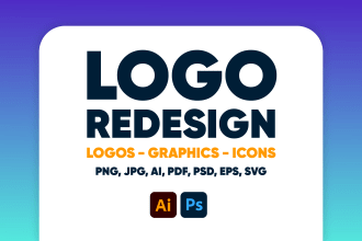 redesign logo, edit, redraw, design, revamp, modify, convert file or graphic
