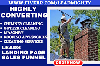 generate chimney cleaning home cleaning gutter cleaning masonry roofing leads