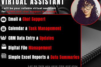 be your spanish speaking virtual assistant for admin and chat support