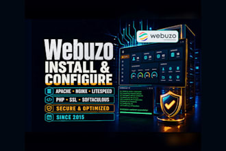install, configure or fix any webuzo issues