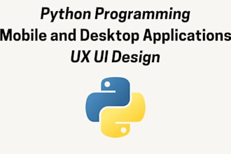 teach you python programming, gui, desktop and mobile application development