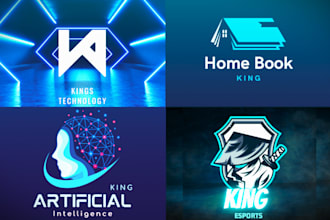 professional 3d gaming logo