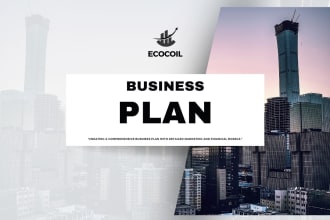 create a business plan with a marketing and financial model
