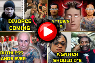 create eye catching true crime youtube thumbnail