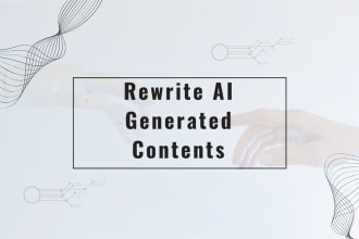 rewrite and edit ai content