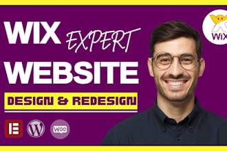 create wix website design wix website redesign wix site revamp wix stiudio copy