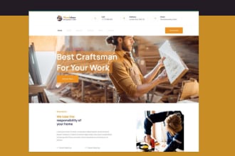 construction carpentry website furniture website roofing website