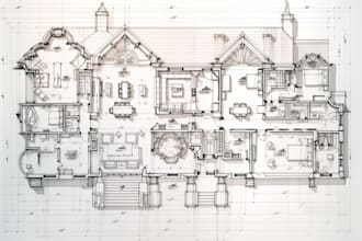 floor plan rendering, 2d floor plan design