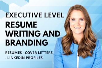 write and design a branded and polished executive resume