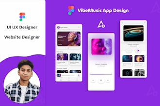 design mobile app uiux and websites in figma