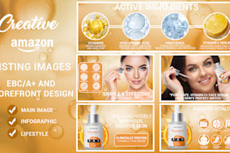 do amazon product listing images design,infographic pictures,main photos editing