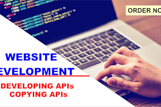 create website and apis