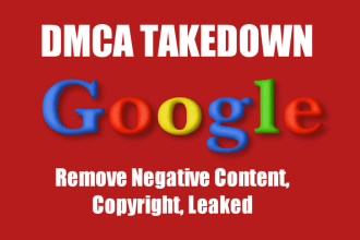remove infringing content from google search and images under dmca