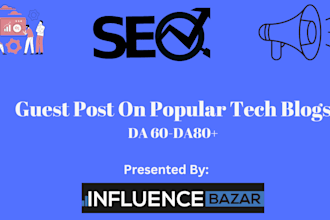 guest post on popular tech blogs