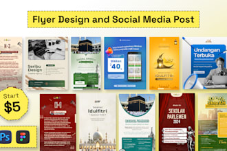 design custom flyer and social media post