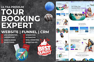 build tour booking website booking travel website tour holiday booking website