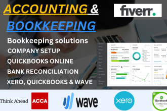 do bookkeeping using quickbooks online and bank reconciliation