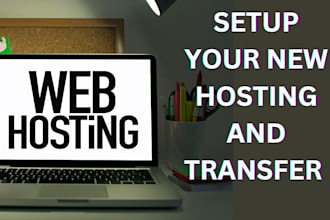 do your website domain transfer or connect and your hosting setup or transfer