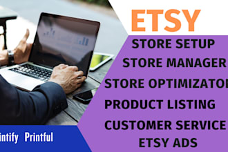 store management etsy store store creation printify intigration