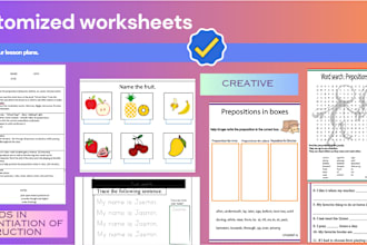 create worksheets for homeschooling and regular classrooms