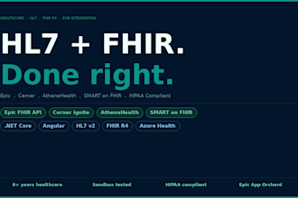 build smart on fhir app and ehr integration with epic or cerner