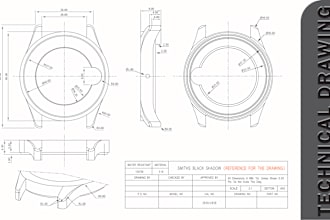 do technical drawing, line drawing or 2d drawing