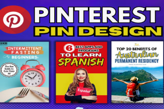 design custom pinterest pins design