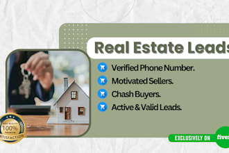 provide professional real estate leads generation service