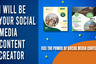 do social media content maker, pinterest ad, instagram profile