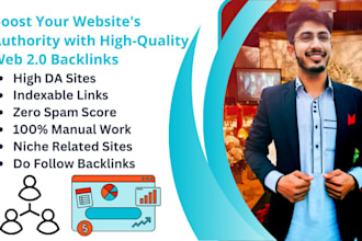 create high quality web 2 0 backlinks to boost your website SEO